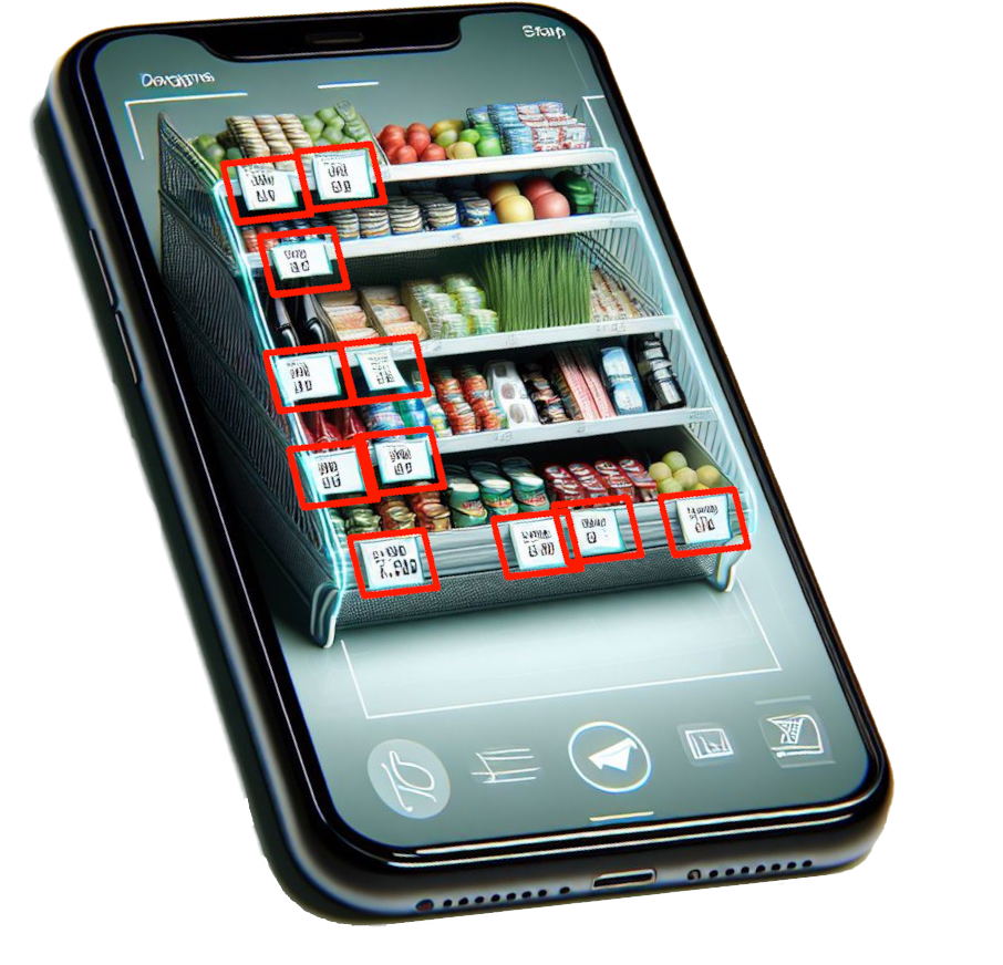 Cellphone with shelf image